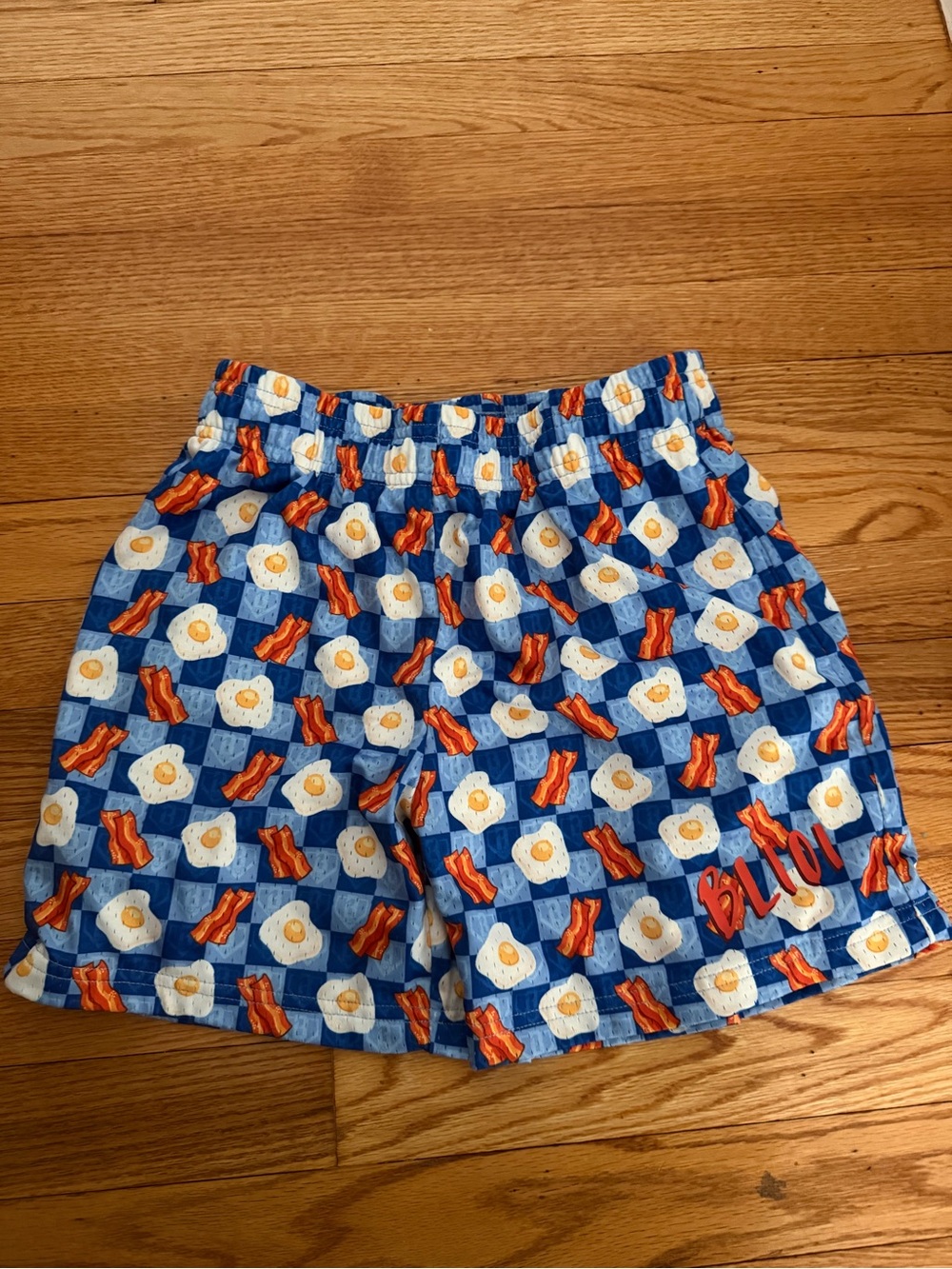 Baseball Lifestyle 101 Bacon & Egg Shorts Youth Medium
